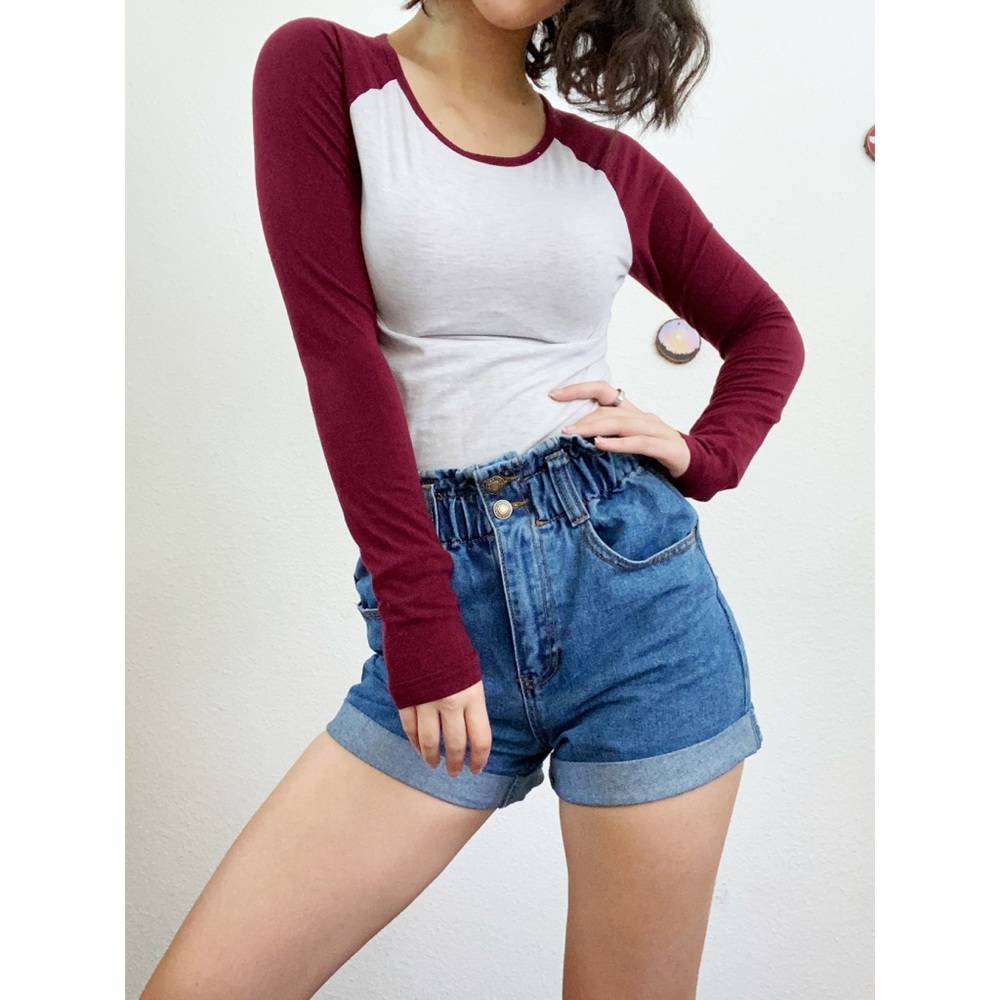 Maroon raglan long sleeve